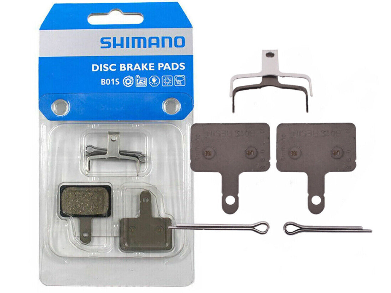 2 Pair  Shimano B01S Resin Disc Brake Pads  For Panda and Polar Trike